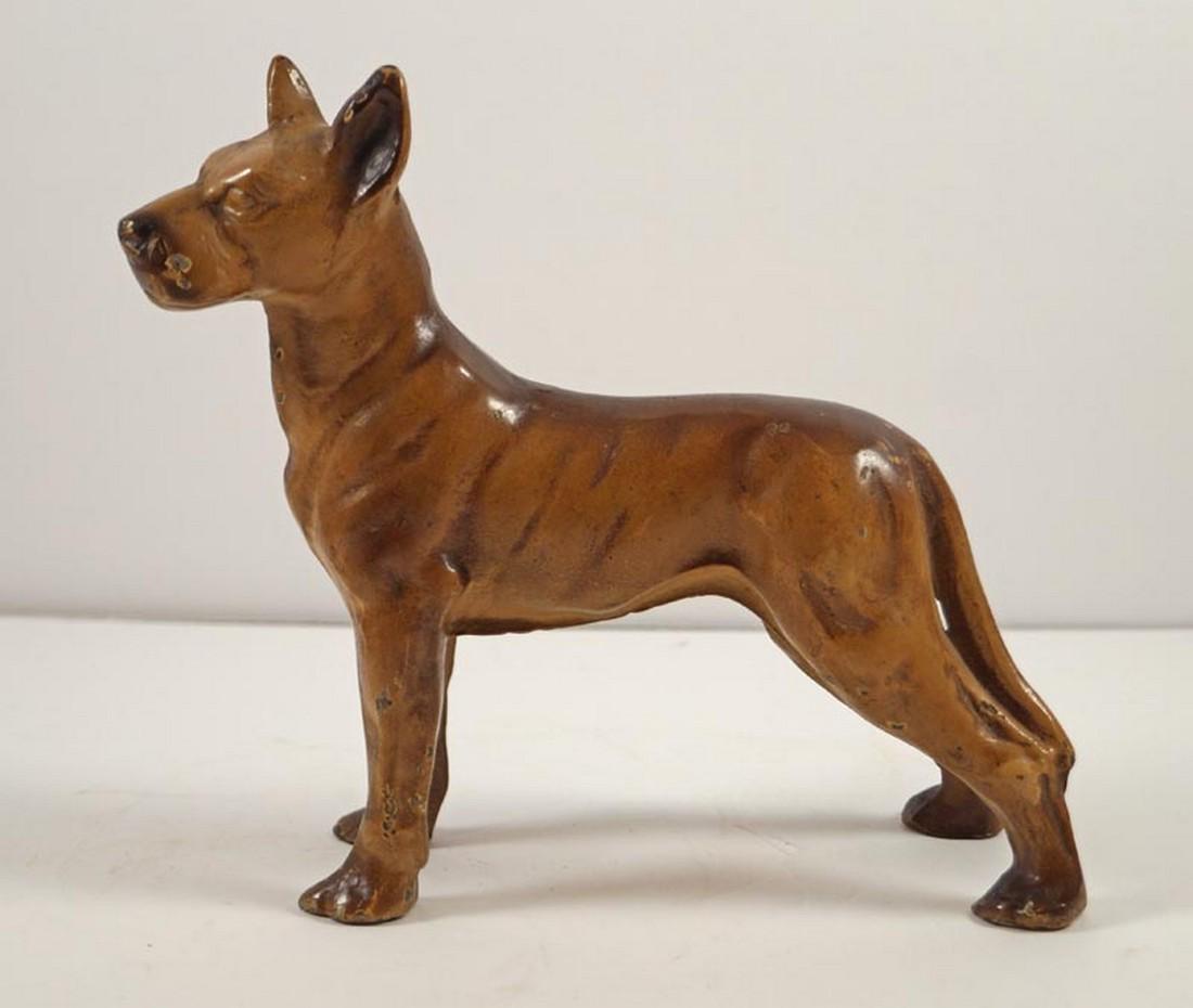 Antique Great Dane Dog Cast Iron Doorstop (1 of 6)