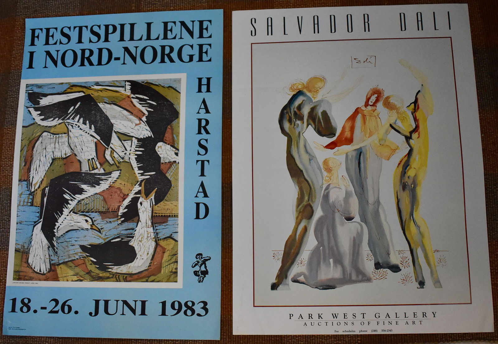 2 Vintage Official Gallery Art Event Posters (1 of 3)