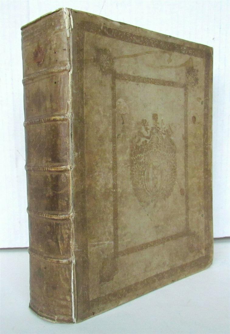 1743 ROMAN ANTIQUITIES ILLUSTRATED VELLUM BINDING antique (1 of 12)