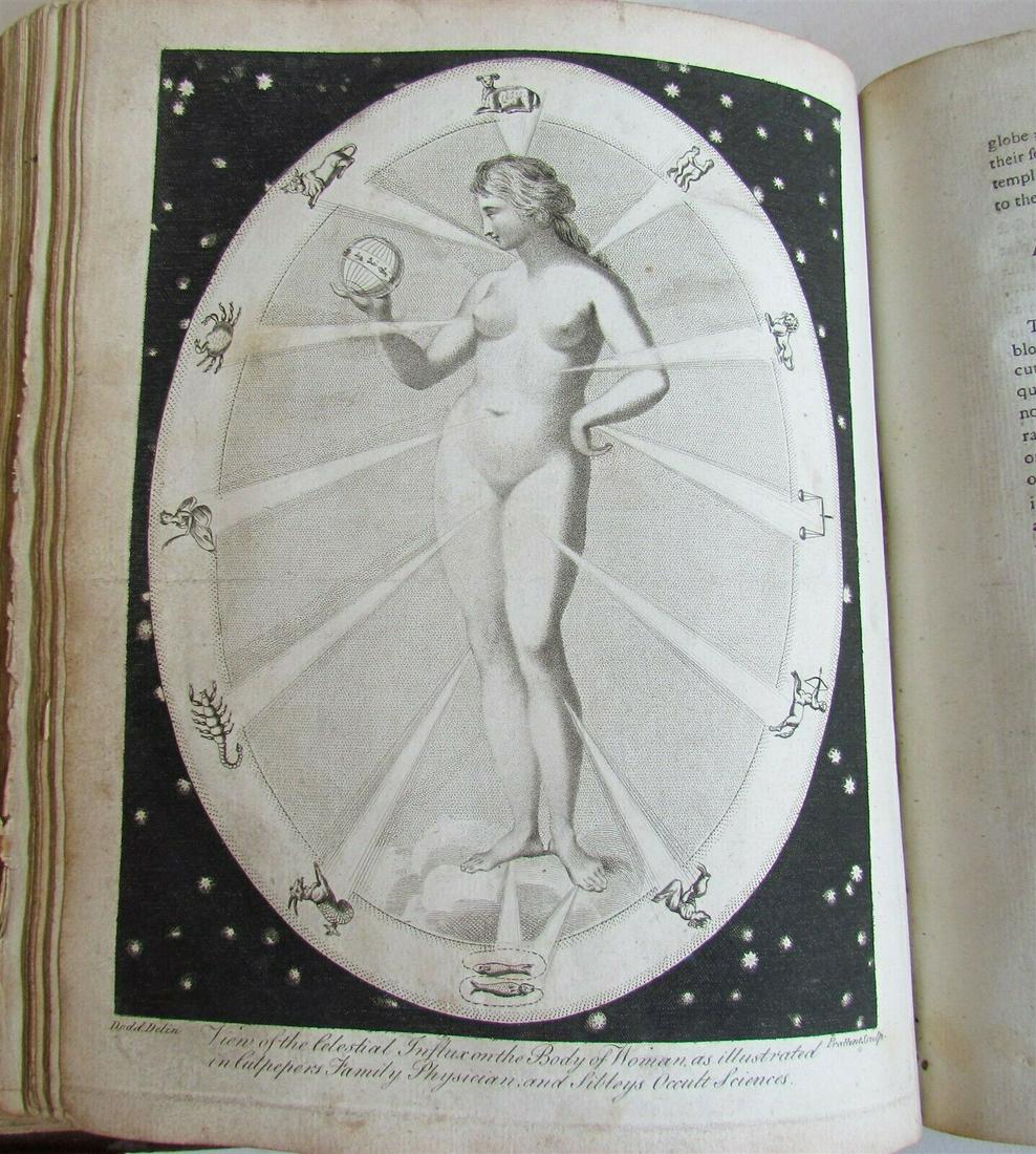 1794 CULPEPER ENGLISH PHYSICIAN & COMPLETE HERBAL ILLUSTRATED ANTIQUE: CULPEPER (N) English Physician and Complete Herbal, Culpeper's English Physician and Complete Herbal to which are now first added upwards of One Hundred additional Herbs, with a display of their Medic