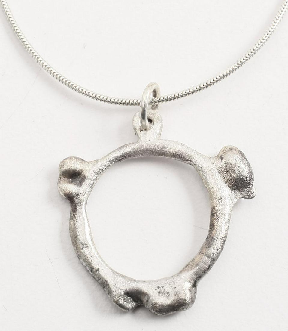 RARE VARIANT CELTIC PROSPERITY RING NECKLACE, 5th-2nd (1 of 3)