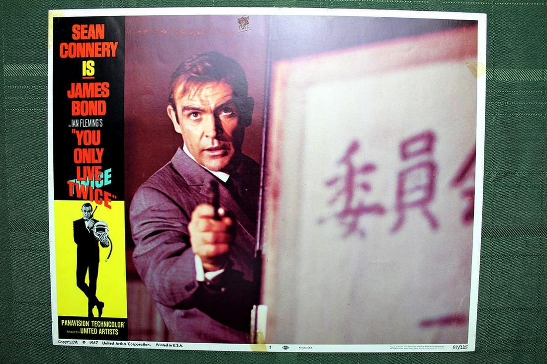 You Only Live Twice (USA, 1967) Movie Lobby Card Set (8) (1 of 8)