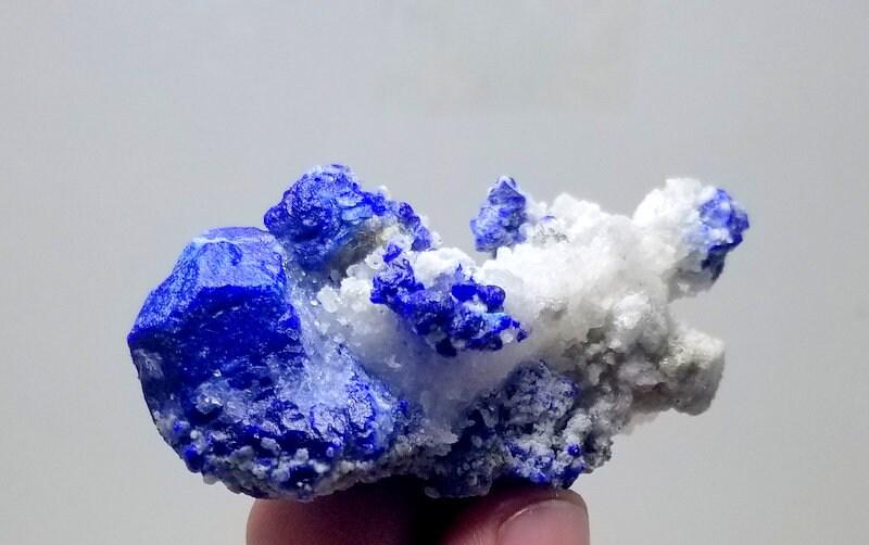 35 Grams Lovely Natural Blue Lazurite Crystals Specimen From Badakhshan Afghanistan (1 of 9)