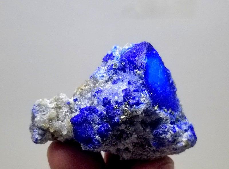 66 Grams Very Beautiful Natural Blue Lazurite Specimen From Badakhshan Afghanistan (1 of 8)