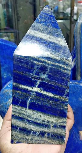 2.1 Kg Museum Grade Big Size Royal Blue Lapis Lazuli Banded Tower From Sar e Sang Afghanistan (1 of 4)