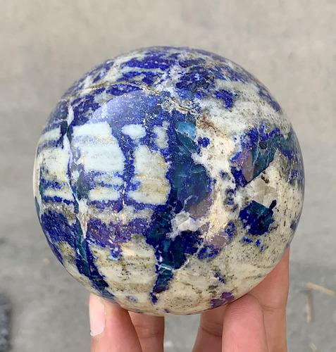 671 Grams Wonderful Natural Lapis Lazuli Healing Sphere (1 of 6)