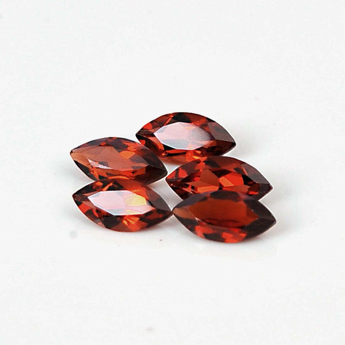 1.47 Carat Red Color Natural Marquise Garnet Loose Gemstone 5 Pieces: No Reserve! Title: 1.47 Carat Red Color Natural Marquise Garnet Loose Gemstone 5 Pieces Additional Information: Specification of Gemstone Name : Garnet Color : Red Total Weight : 1.47 Shape : Marquise