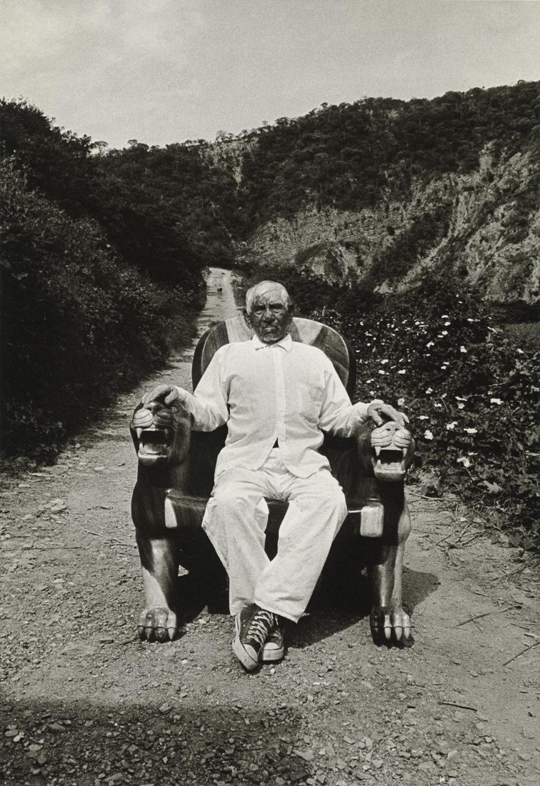 GRACIELA ITURBIDE - Guardian de Los Caminos, 1995: Artist: Graciela Iturbide Description: Guardian de Los Caminos (Keeper of the Roads) Guerrero, State of Mexico, 1995 Medium: Photo Litho, 1996, Italy Dimension: 6.85x10" Description: Heat Wax Mounted 