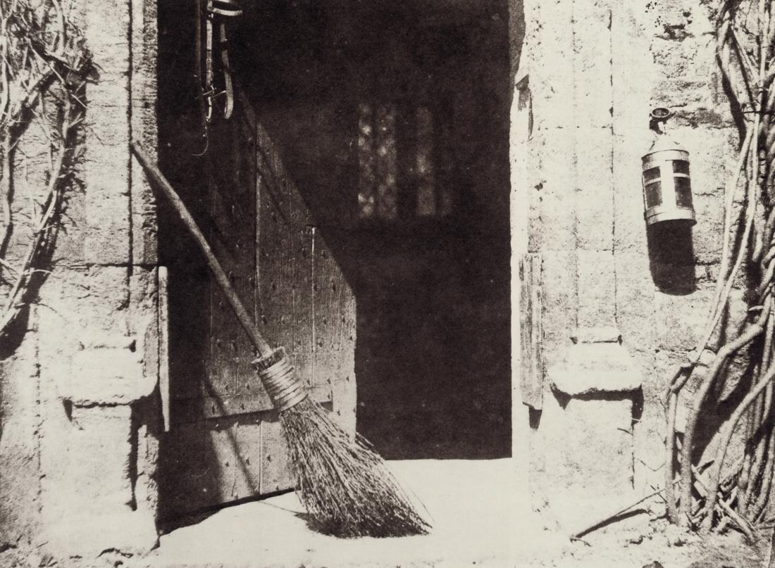 WILLIAM HENRY FOX TALBOT - The Open Door, 1843-44: Artist: William Henry Fox Talbot Description: The Open Door, 1843-44 (no. 7) Medium: Photo Litho, 1993, Switzerland Dimension: 7.45x5.45" Description: Heat Wax Mounted on 8.5x11" Conservation Board Ar