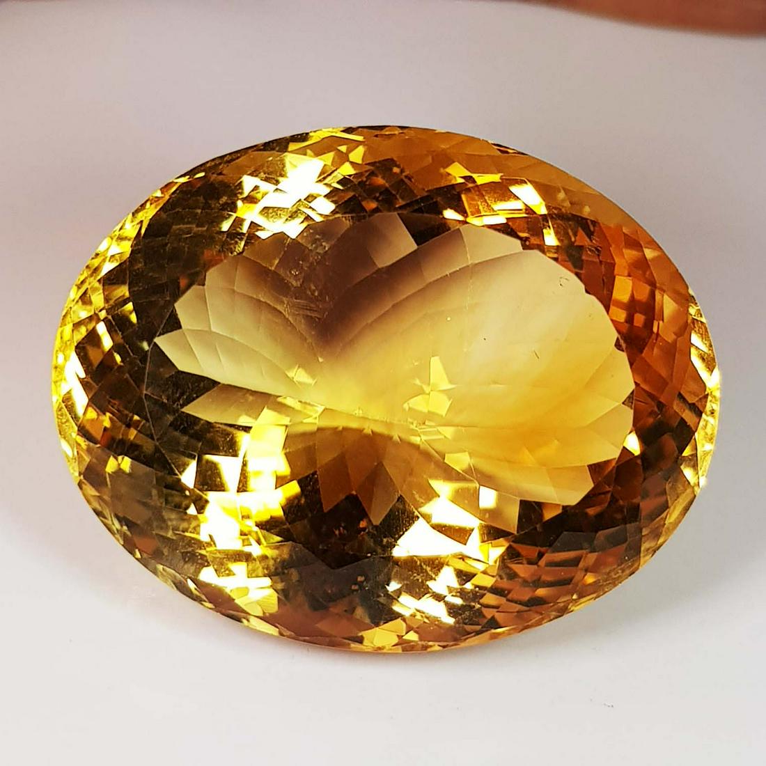 88.50 ct Natural Citrine Oval Cut (1 of 1)