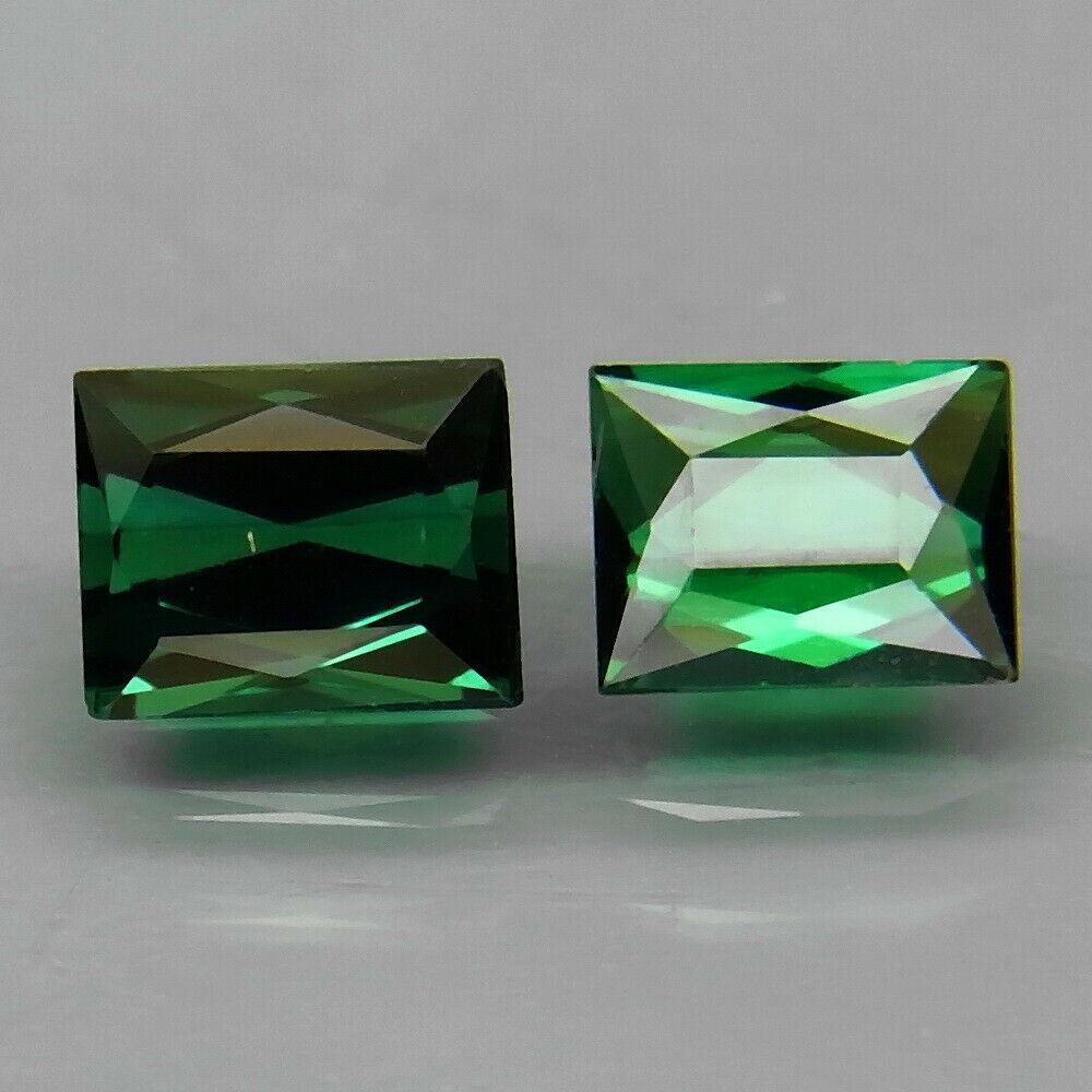 1,51 ct PAIR! Natural Green Tourmaline 1.51 Ct. (1 of 2)
