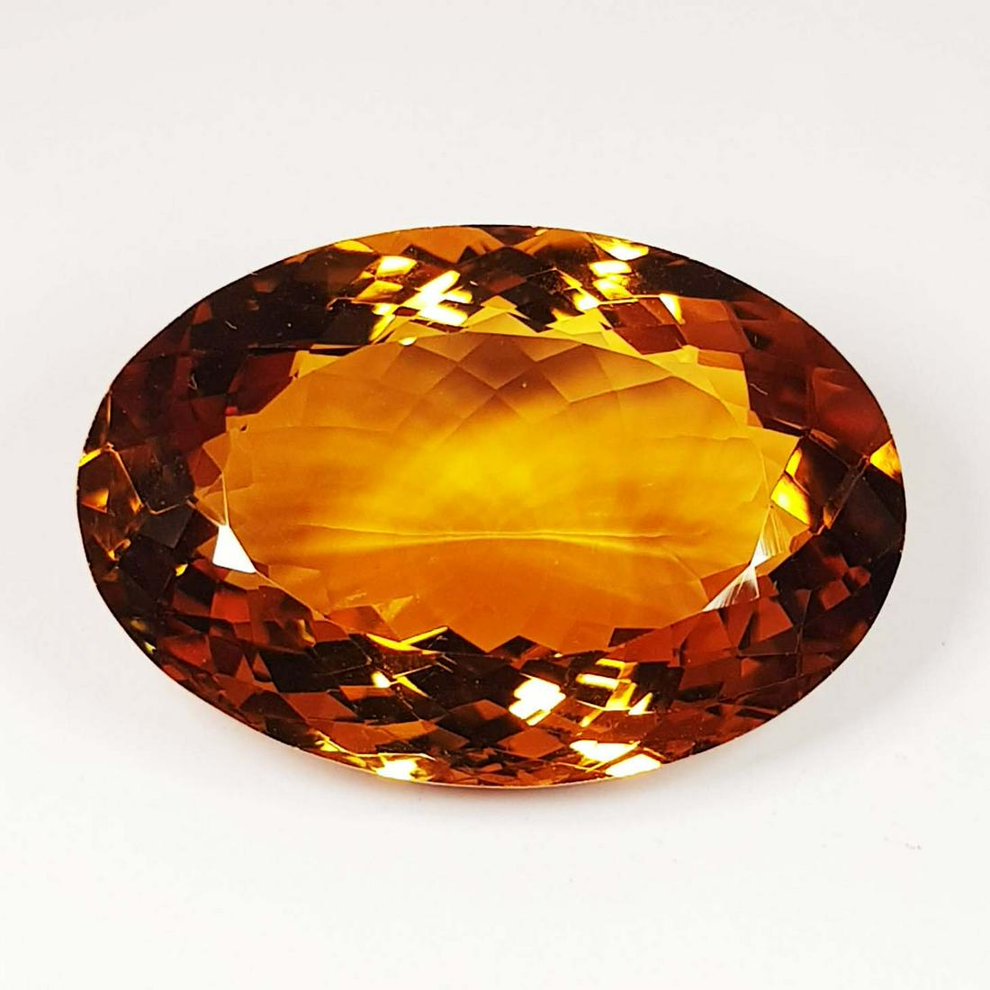 30.95 ct Natural Citrine Oval Cut (1 of 1)