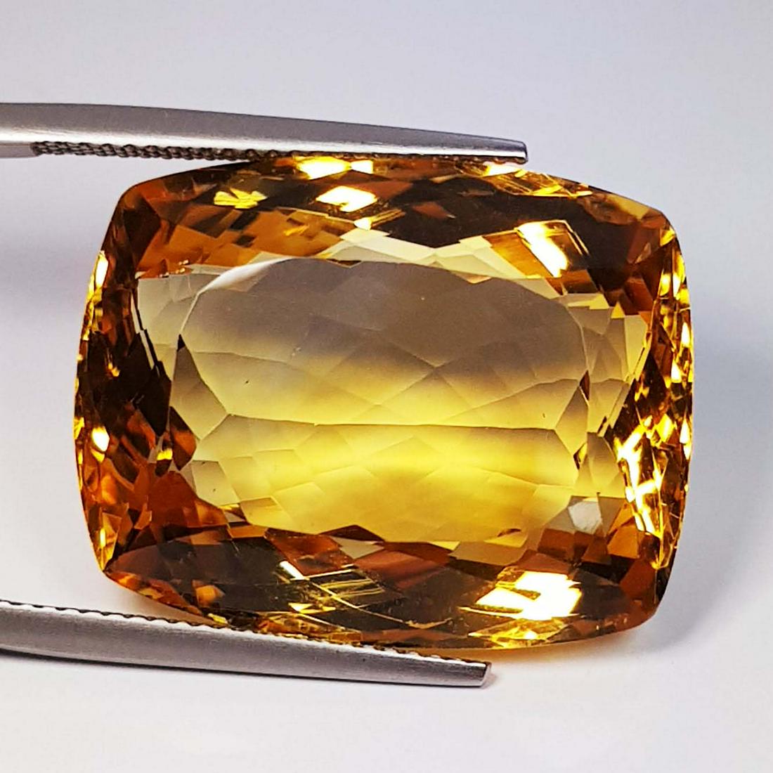 40.05 ct Natural Citrine Cushion Cut (1 of 1)