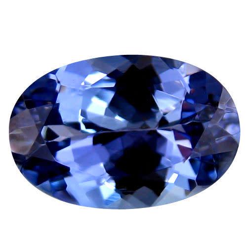 Natural Tanzanite 0.88ct Oval Blusih Violet VVS: Title: Natural Tanzanite 0.88ct Oval Blusih Violet VVS Additional Information: 1 x Natural Tanzanite 0.88ct Oval Bluish Violet VVS - Shape: Oval - Weight: 0.88ct - Colour: Bluish Violet - Clarity: VVS