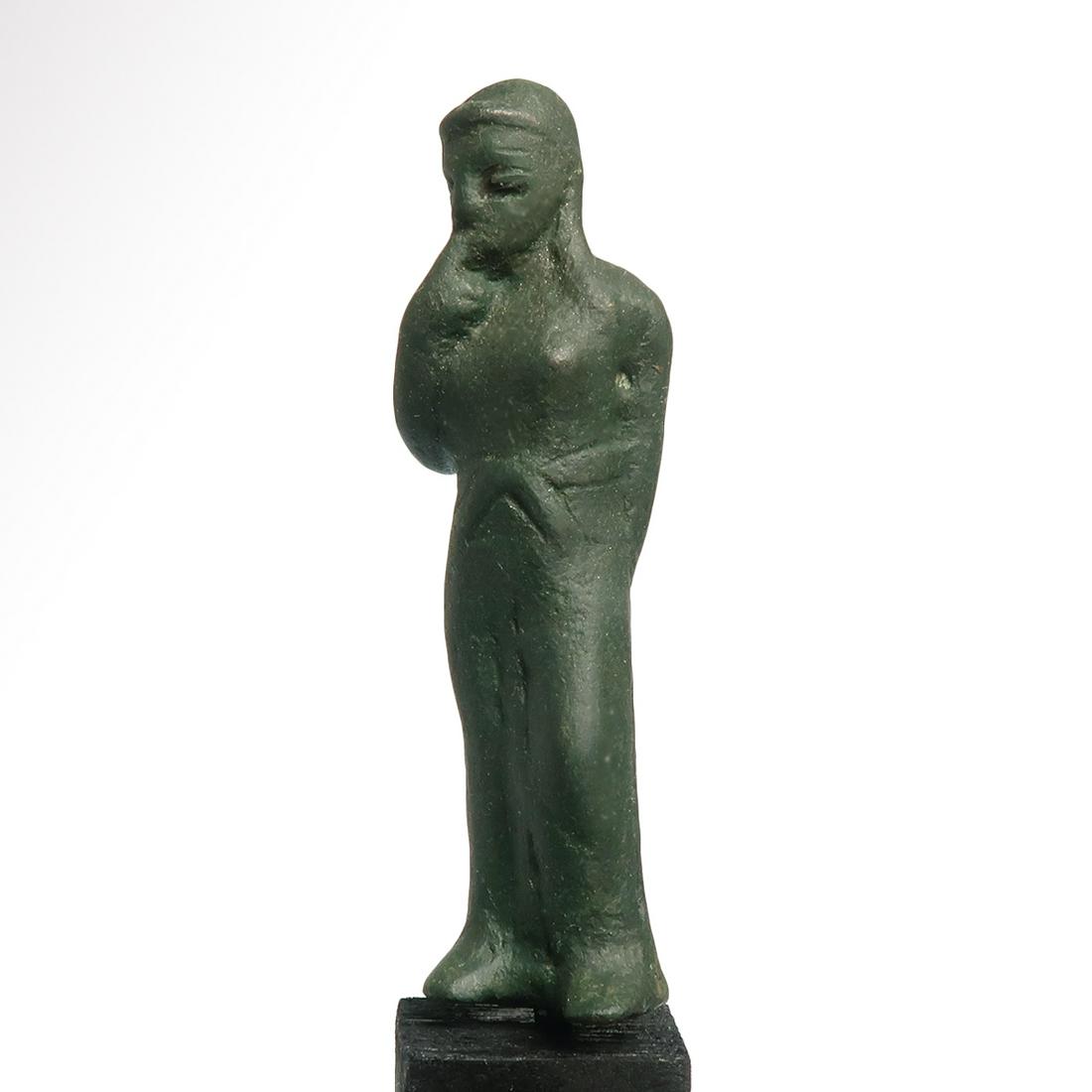 Etruscan Bronze Figure of a Kore, c. 6th Century B.C. (1 of 6)