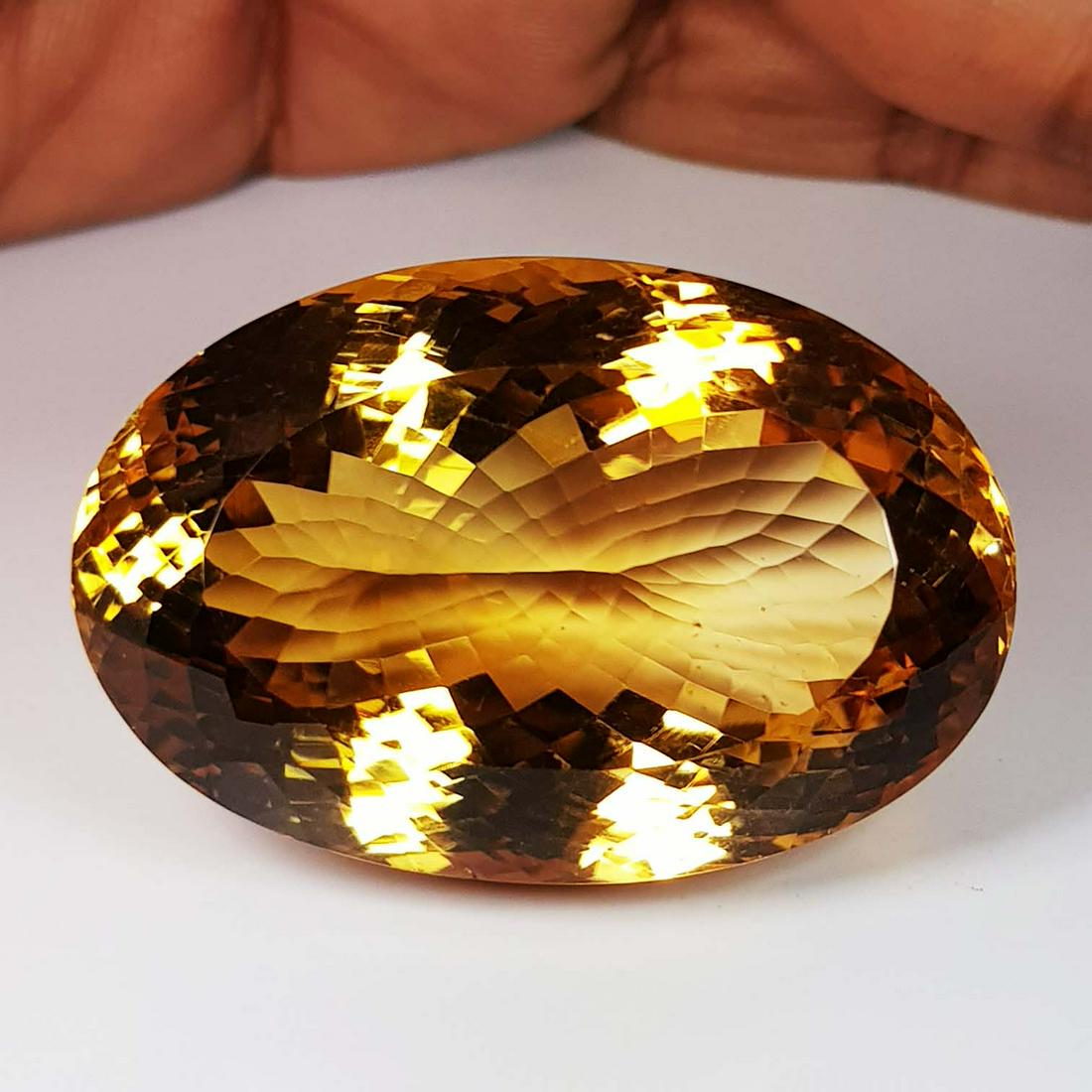 146.65 ct Natural Citrine Oval Cut (1 of 1)
