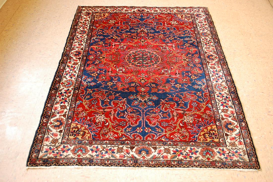 HIGH KPSI P-SENNAH ORIENTAL RUG 4.7x6.4 SUPER WORK OF ART (1 of 9)