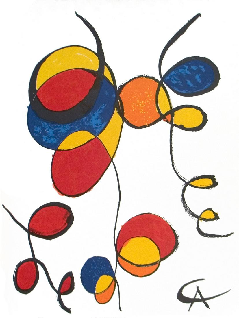 Alexander Calder - Spirales - 1974 Lithograph 15" x 11.5" (1 of 1)