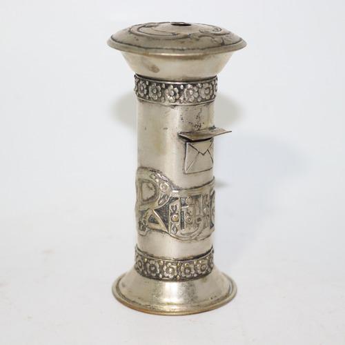 Rare Silver Toothpick Holder - Mailbox (1 of 7)