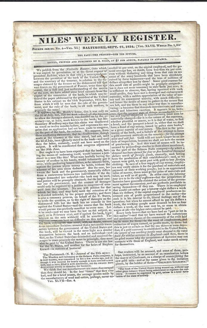 1834 Nile's Register Slavery West Indies (1 of 2)