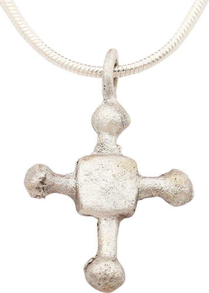 FINE MEDIEVAL CHRISTIAN CROSS NECKLACE (1 of 3)