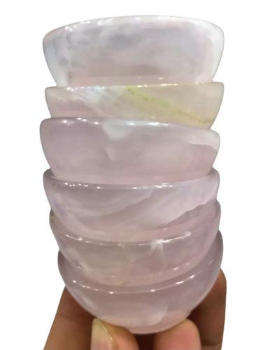 6 Piece 2 Inch Pink Mangano Calcite Bowl UV Reactive (1 of 10)
