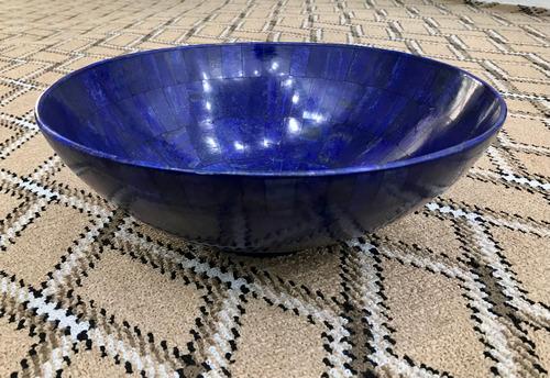 12 Inches LAPIS LAZULI BOWL, Table Decor (1 of 8)