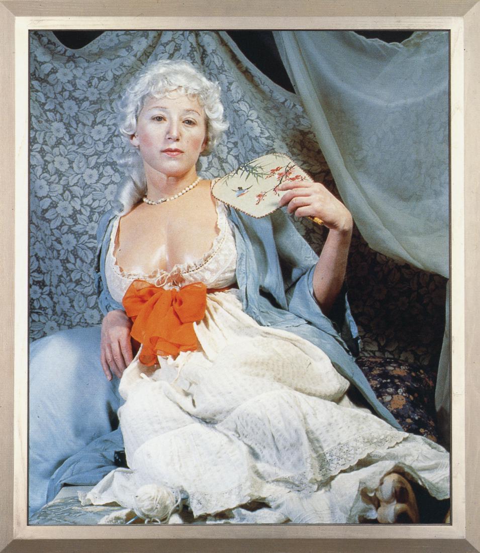 CINDY SHERMAN - Untitled #193, 1989: Aritst: Cindy Sherman Title: Untitled #193, 1989 Medium: Photo Litho, 1991, Germany Dimensions: 7.55x8.7" Description: Heat Wax Mounted on 11x14" Conservation Board Artist Bio: Cindy Sherman is an Ame
