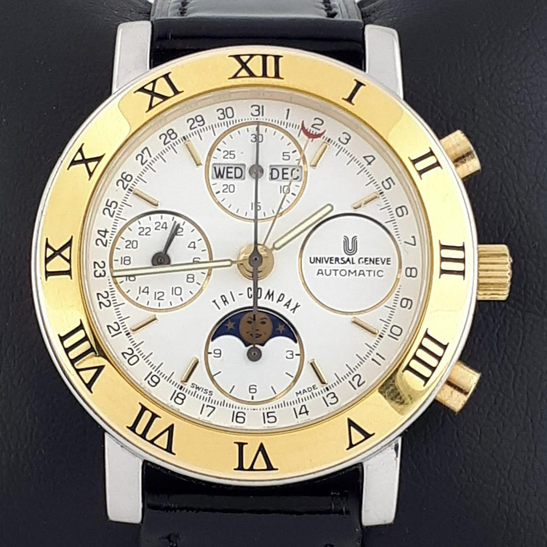 Universal Genève - Tri Compax Chronograph Moon Phase Triple date - Ref: 699.420 - Men - (1 of 15)
