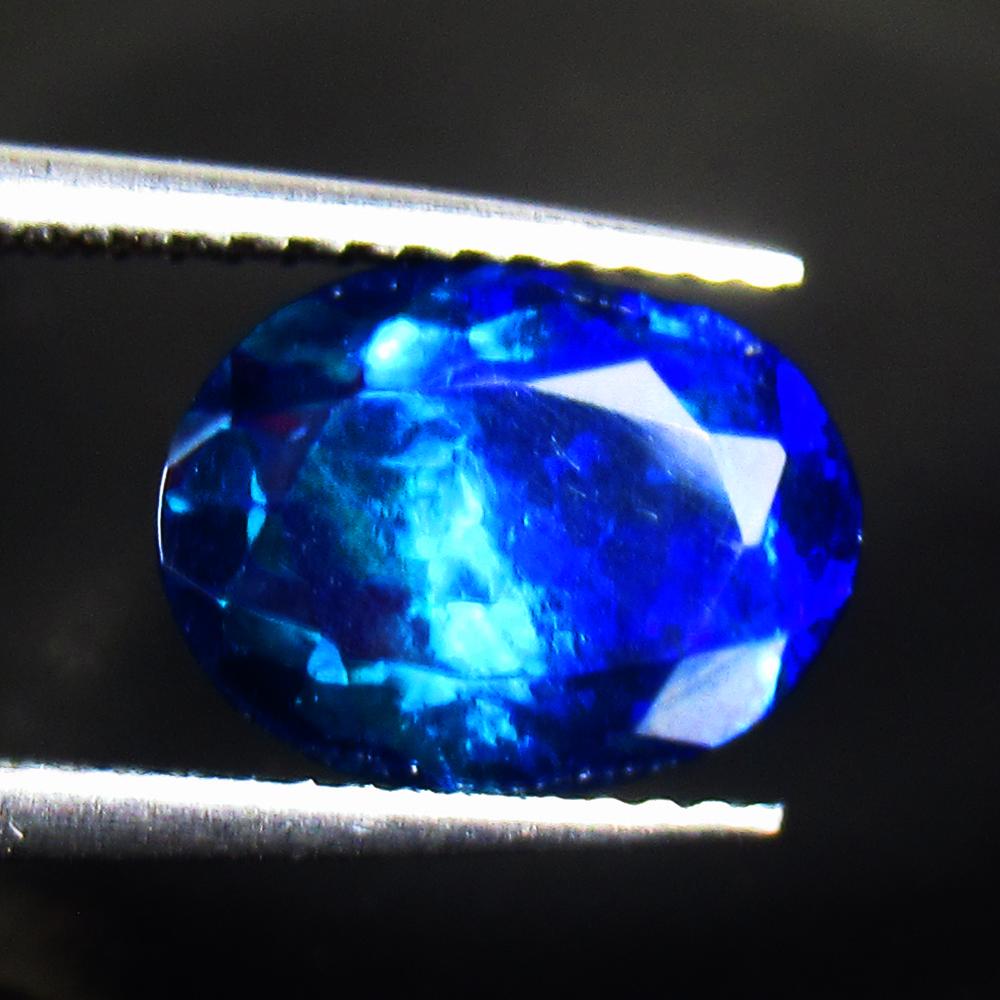 1.78 Ctw Natural Black Fire Opal Oval Cut: Title: 1.78 Ctw Natural Black Fire Opal Oval Cut Clarity: Translucent Gemstone: Natural Opal Carat Weight: 1.78 Dimensions: 10.90 x 8.20 x 4.80 mm Additional Information: Shape - Oval Cut / Color - Bl