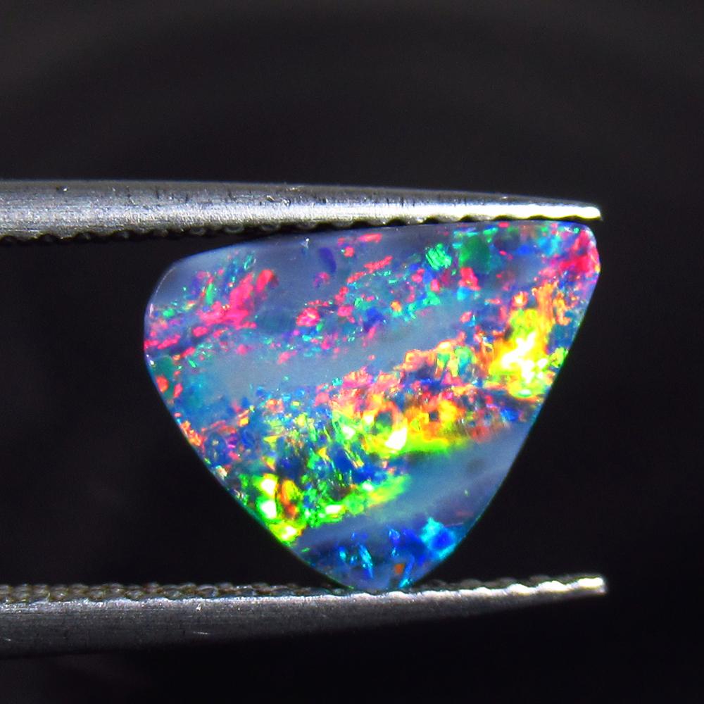 2.40 Ctw Natural Australian Doublet Opal Pear Cabochon (1 of 2)