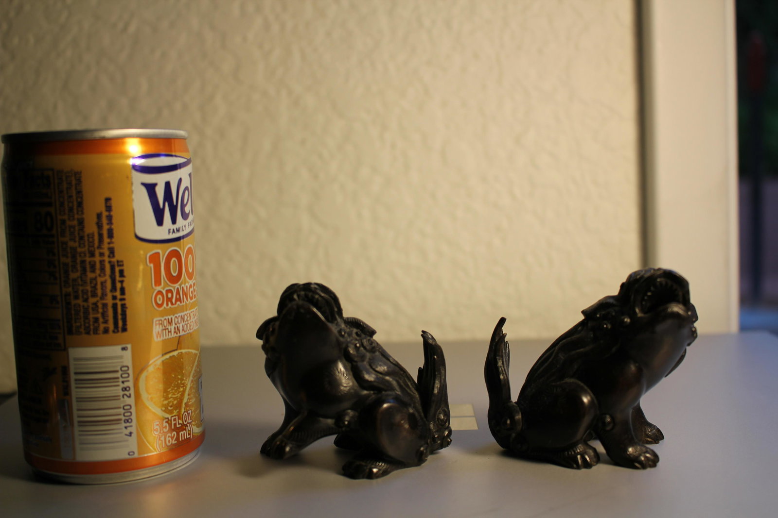 Japanese Meiji period bronze Foo Dog Lion Paperweight Pair (1 of 9)