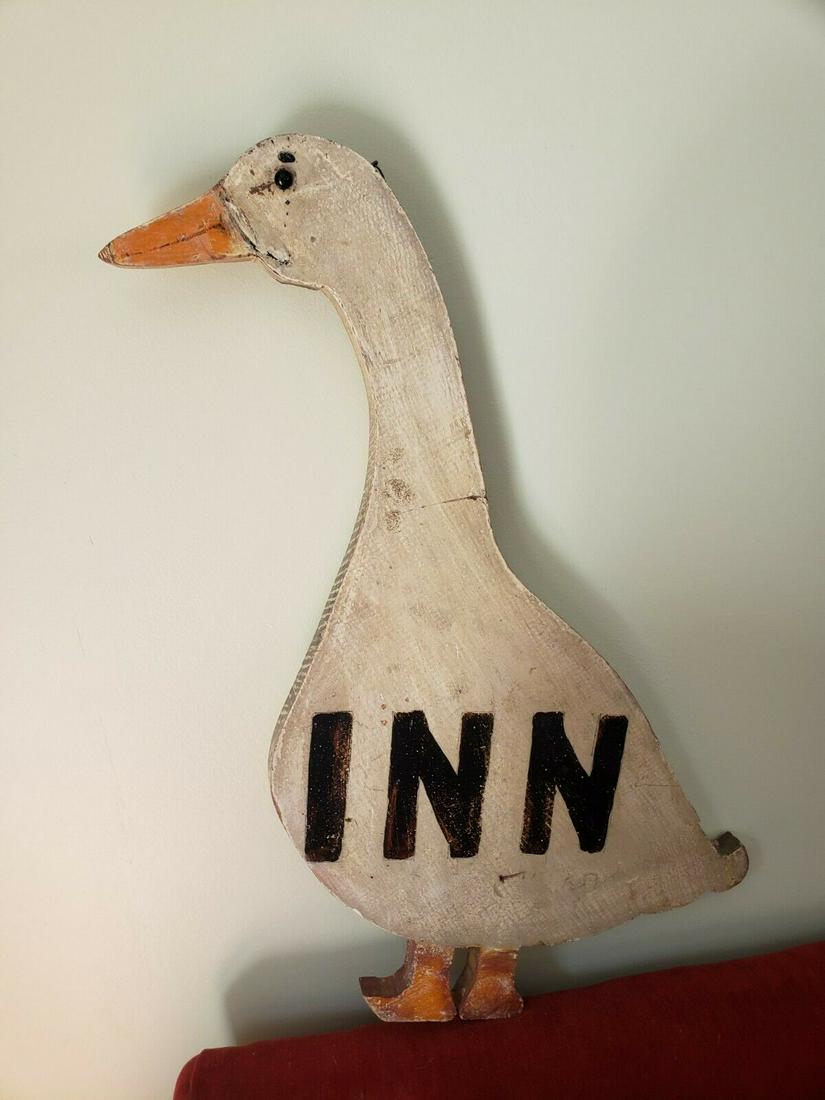 vintage antique White Goose Inn sign Orford New Hampshire (1 of 4)