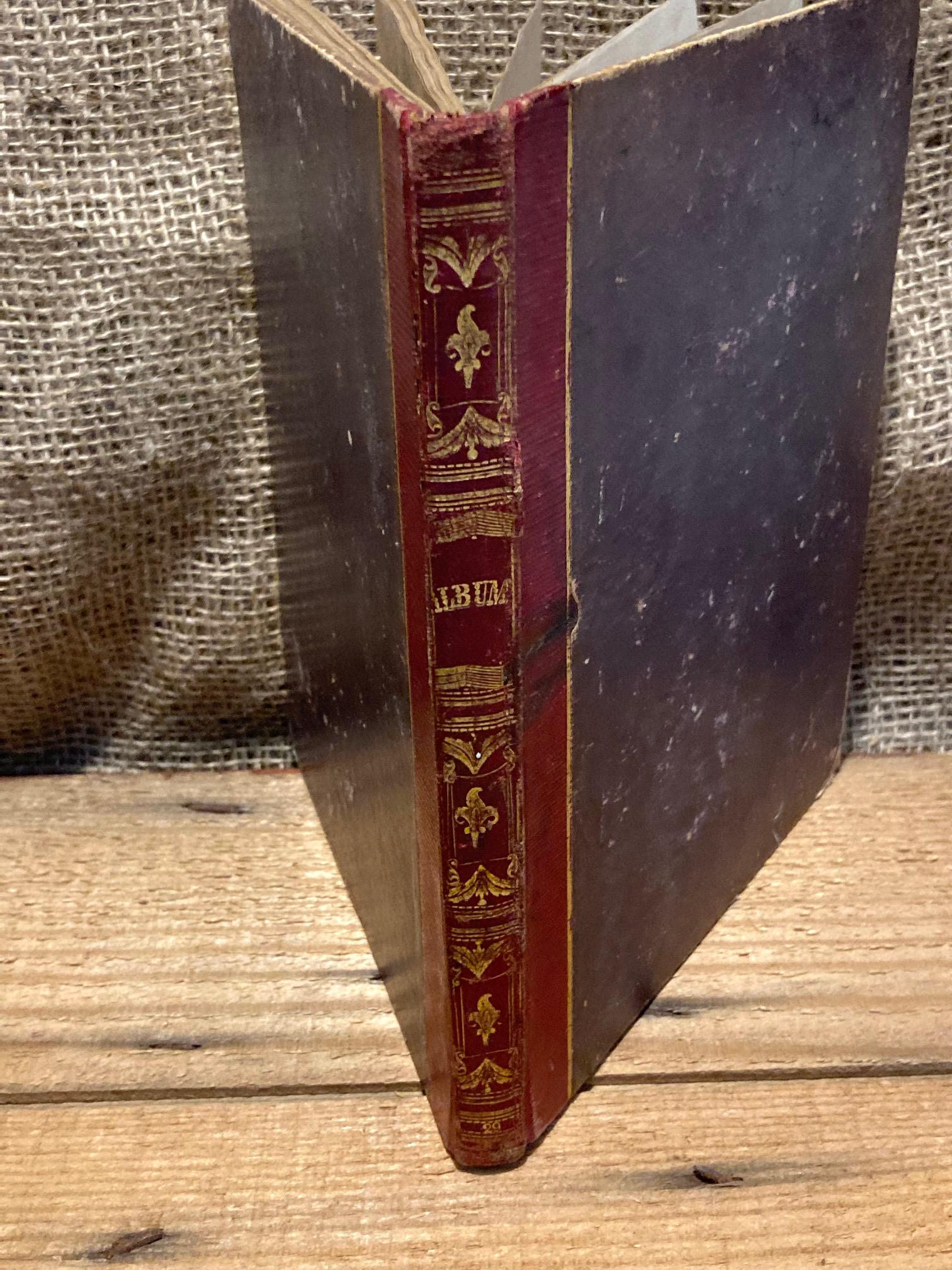 1837 Thomas Gordon friendship album from Vermont (1 of 5)