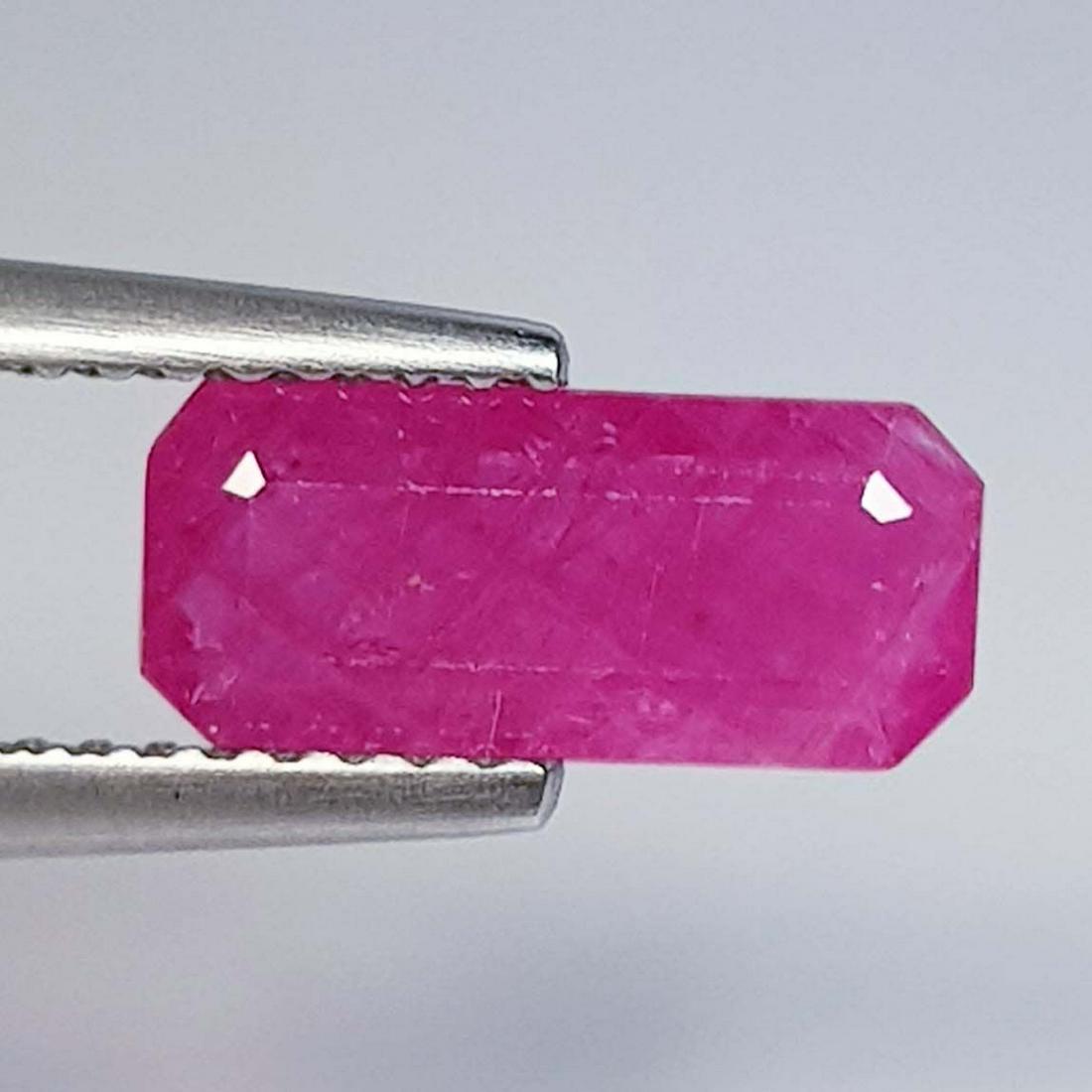 1.51 Ct  Natural Ruby Octagon Cut (1 of 2)