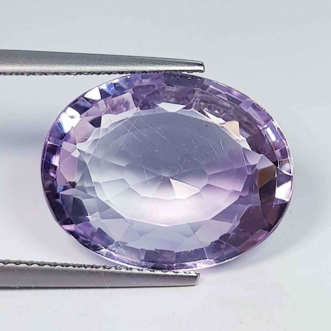 Natural Amethyst Oval Cut 16.08 Ct (1 of 2)