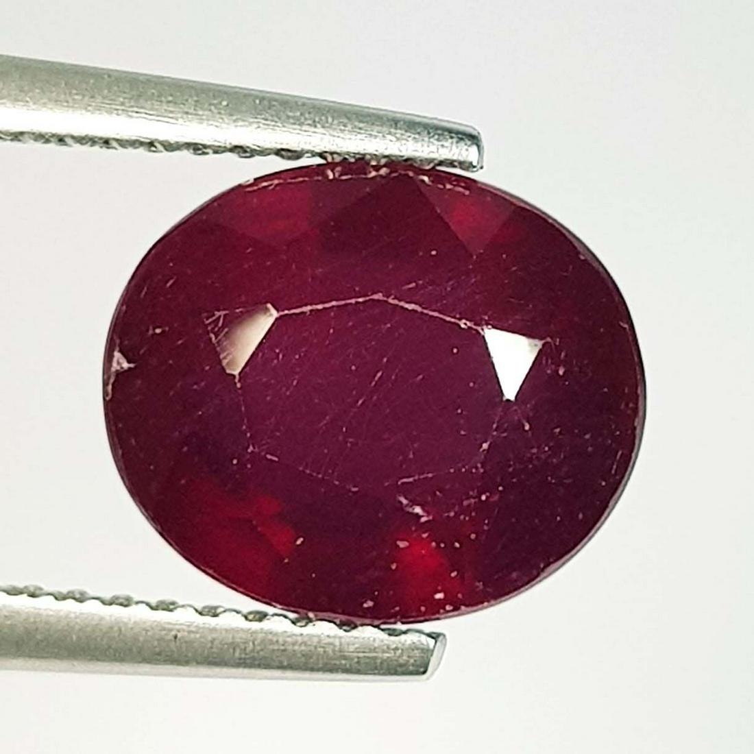 5.04 Ct  Natural Ruby Oval Cut (1 of 2)