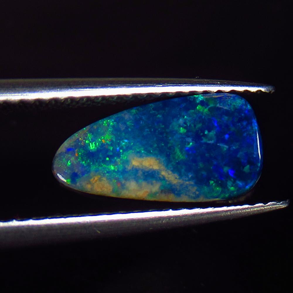 2.83 Ctw Natural Australian Doublet Opal Pear Cabochon: No Reserve! Title: 2.83 Ctw Natural Australian Doublet Opal Pear Cabochon Stone Clarity: Opaque Gemstones: Natural Australian Opal Carat Weights: 2.83 Size/Dimensions: 12.00 x 6.30 x 4.10 mm Additiona