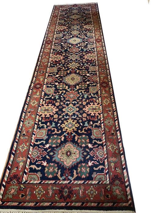 Mahal Hand Knotted Runner Rug, Wool, 2.05 x 9.05 (1 of 6)