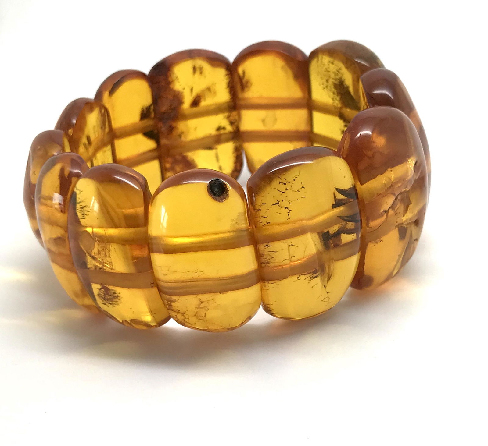 Amber Bracelet with many inclusions (1 of 9)