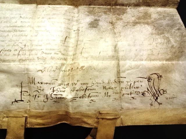 1574 Scottish Manuscript on Vellum (1 of 4)