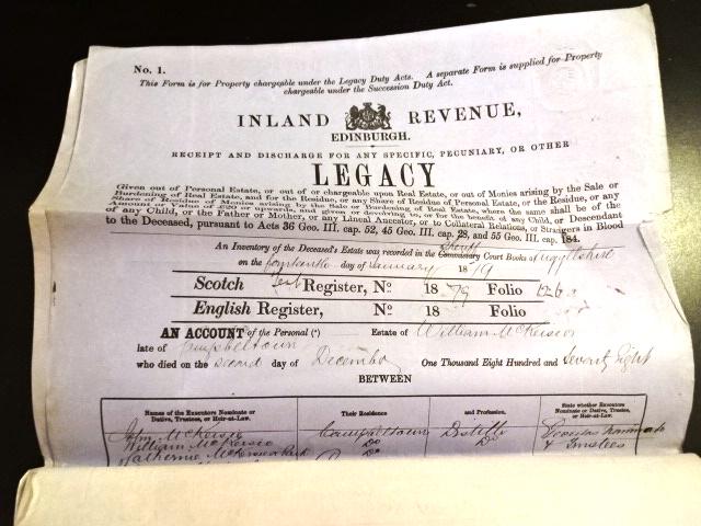 19th C Scotland Documents Distillers (1 of 3)