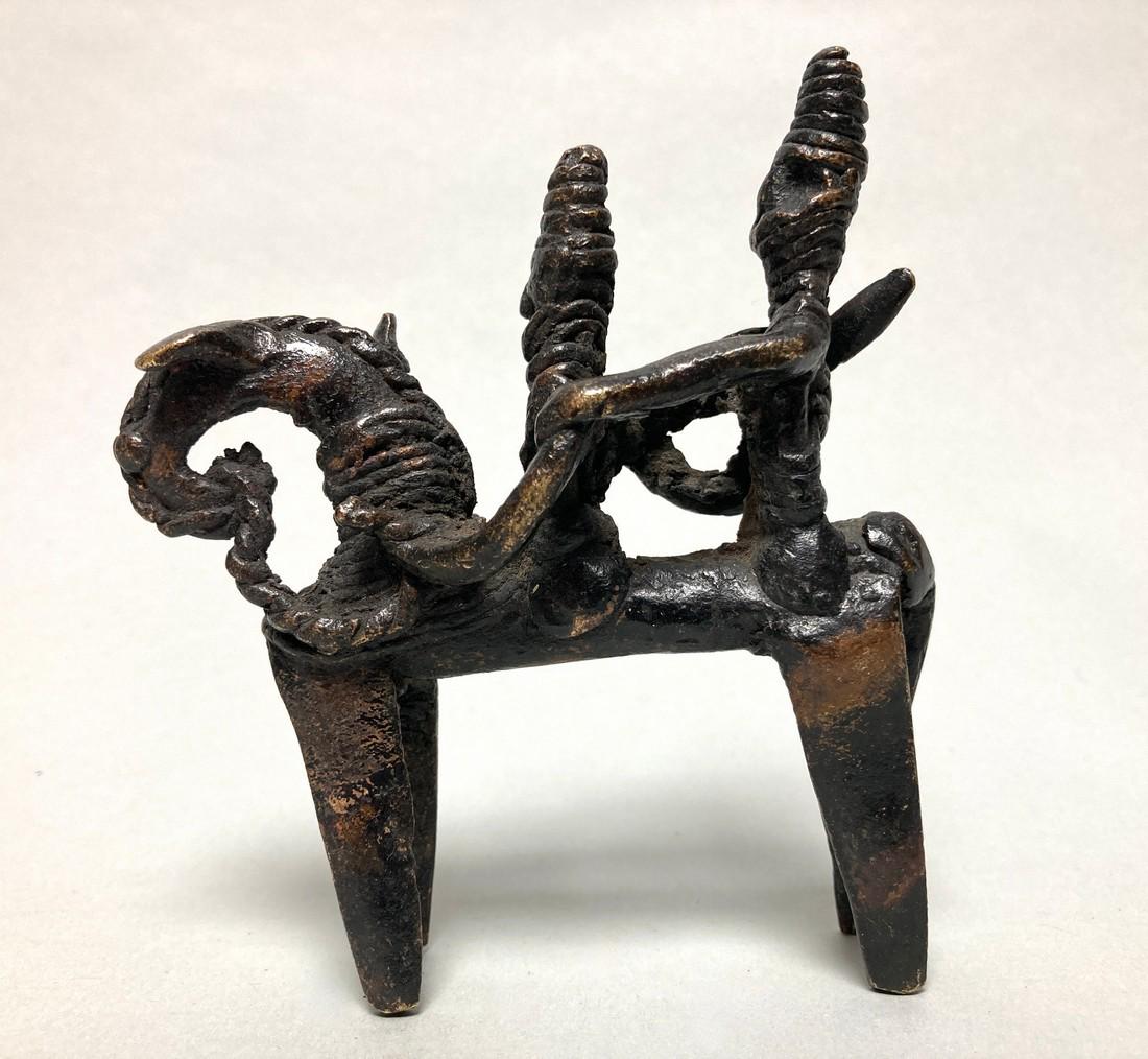 Bronze Kotoko horse driver - Chad (1 of 15)