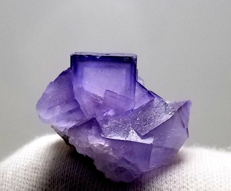 30 Grams Lovely Natural Blue Phantom Coubic Flourite Specimen (1 of 6)