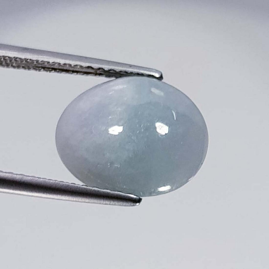 Natural Lavender Jade Oval Cabochon 5.24 ct (1 of 5)