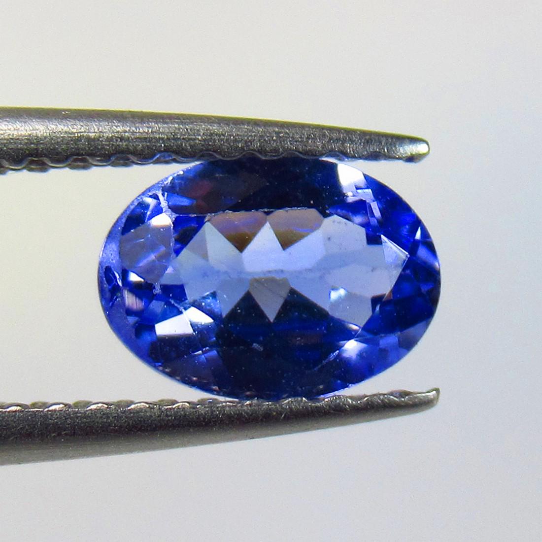 0.80 Ctww Natural Tanzanite Oval Cut: No Reserve! Title: 0.80 Ctww Natural Tanzanite Oval Cut Stone Clarity: VVS Gemstones: Tanzanite Carat Weights: 0.8 Size/Dimensions: 7.00 x 5.10 x 3.00 mm Additional Information: Top Quality Luster / E