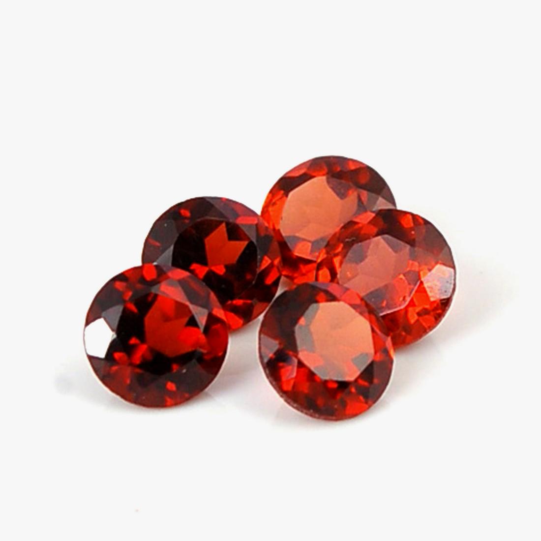 Red Color Natural 1.72 Carat Round Garnet Loose Gemstone 5 Pieces: No Reserve! Title: Red Color Natural 1.72 Carat Round Garnet Loose Gemstone 5 Pieces Additional Information: Specification of Gemstone Name : Garnet Color : Red Total Weight : 1.72 Shape : Round Cut :