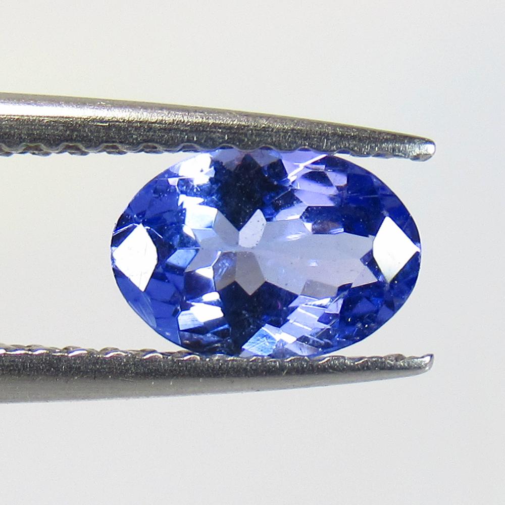 0.67 Ctw Natural Tanzanite Oval Cut: No Reserve! Title: 0.67 Ctw Natural Tanzanite Oval Cut Stone Clarity: VVS Gemstones: Tanzanite Carat Weights: 0.67 Size/Dimensions: 6.90 x 4.90 x 2.90 mm Additional Information: Top Quality Luster / E