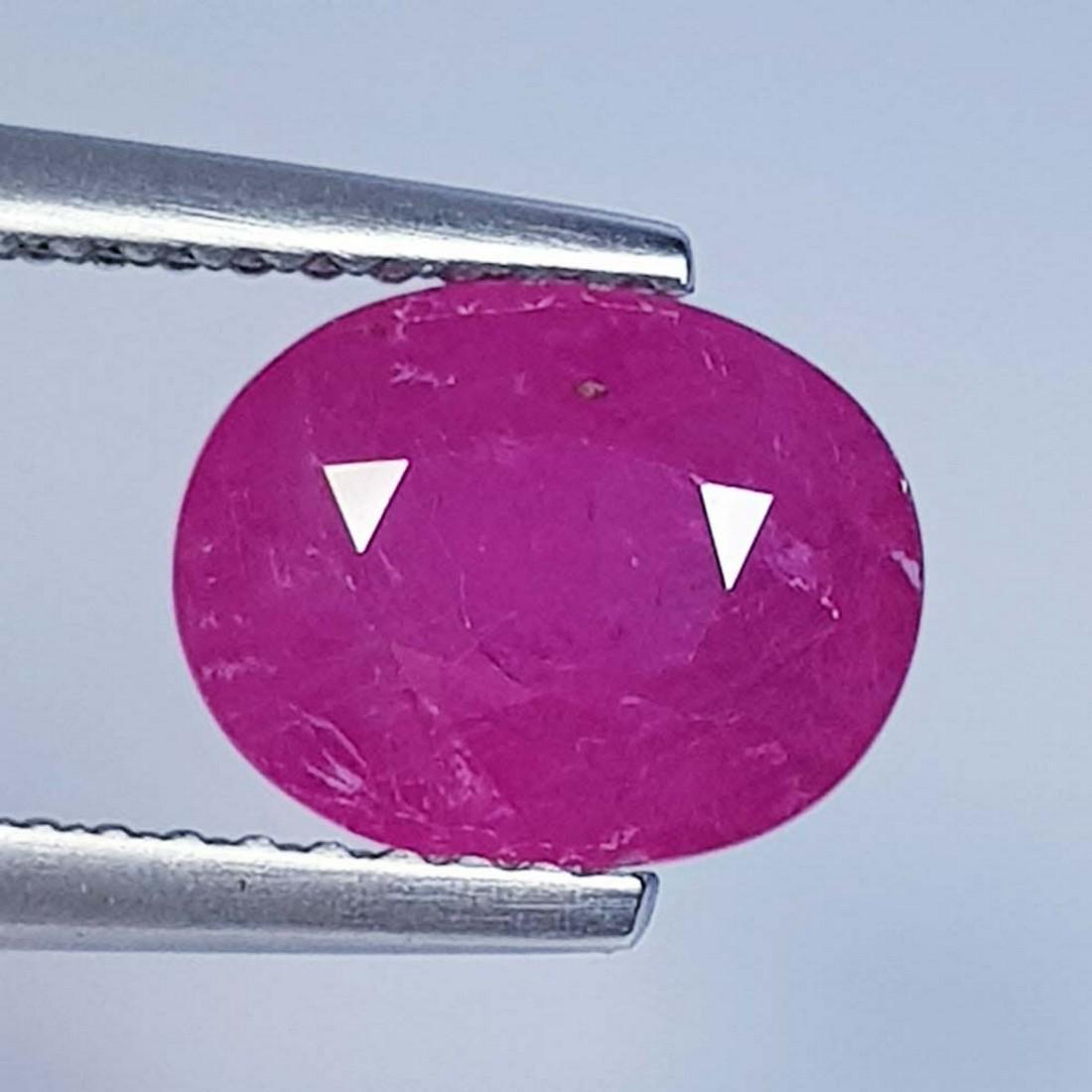 2.50 Ct Natural Ruby Oval Cut (1 of 2)