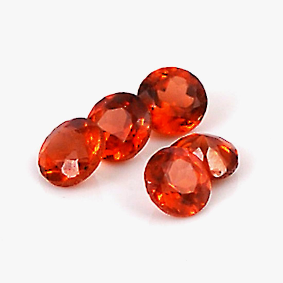 Red Color Natural 0.43 Carat Round Garnet Loose Gemstone 5 Pieces: No Reserve! Title: Red Color Natural 0.43 Carat Round Garnet Loose Gemstone 5 Pieces Additional Information: Specification of Gemstone Name : Garnet Color : Red Total Weight : 0.43 Shape : Round Cut :